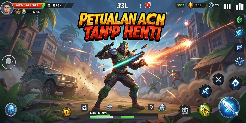 Screenshot gameplay 33L yang menampilkan aksi mendebarkan.