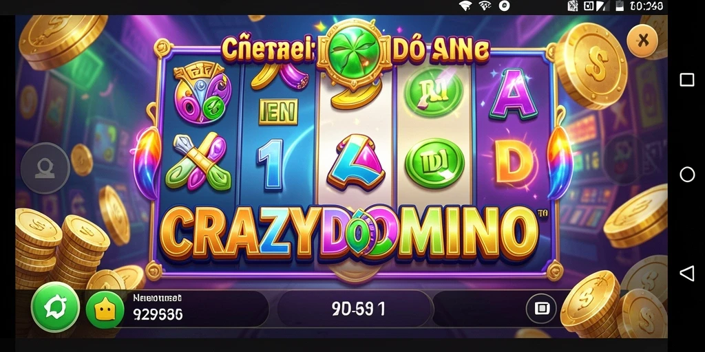 Gameplay menarik dari slot CRAZYDOMINO yang penuh warna.