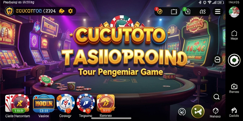 Tampilan gameplay menegangkan di CUCUTOTO, penuh aksi kasino.