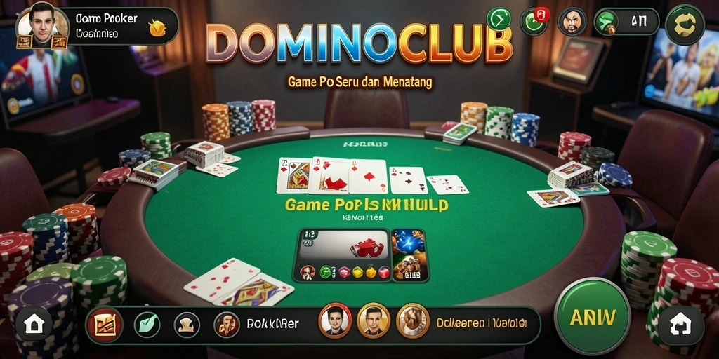 Gameplay seru dan interaktif dari DOMINOCLUB.
