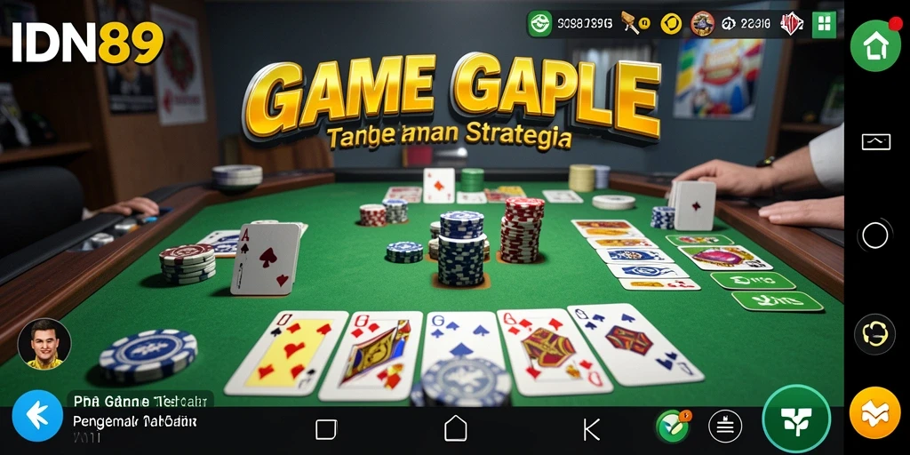 Tampilan menarik dari gameplay IDN89 yang seru.