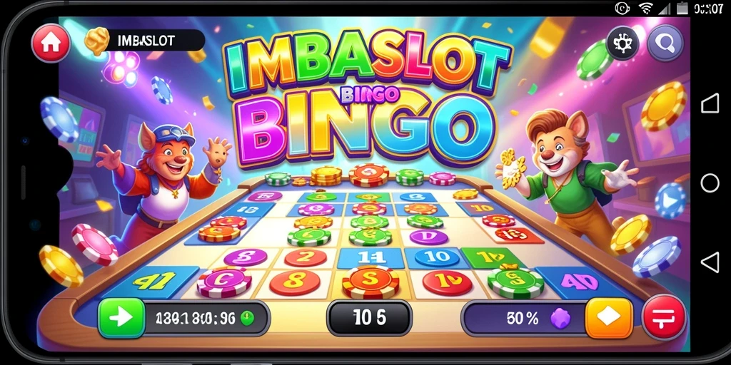 Tampilan gameplay seru dalam IMBASLOT Bingo.