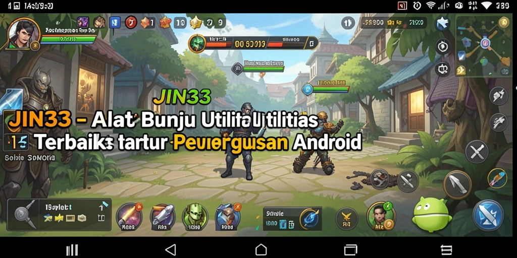 Tampilan antarmuka JIN33 yang modern dan user-friendly.