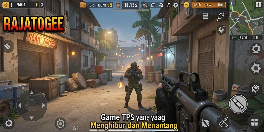 Tampilan gameplay RAJATOGEL yang menakjubkan dan seru.