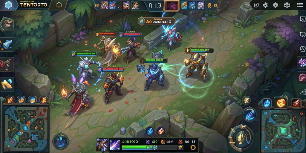 Tampilan menarik dari gameplay TENTOTO yang mendebarkan.