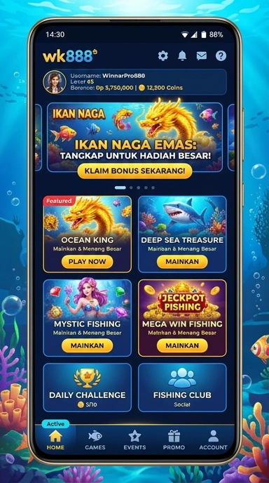 Pengguna dapat mengunduh aplikasi dengan mudah di wk888.